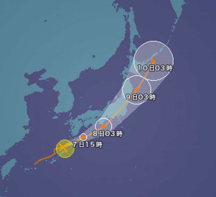 台風13号 接近前の強雨に注意 ウェザーニュース