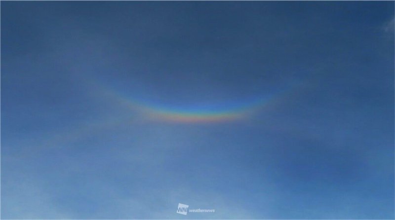 空に天気下り坂のサイン”虹色現象”ラッシュ！ | ウェザーニュース