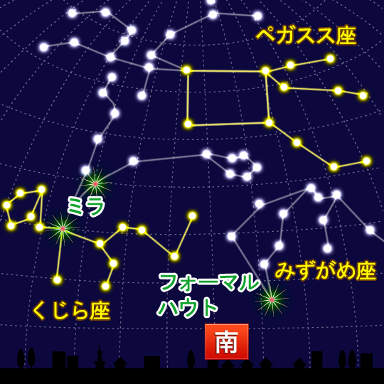 10月の南の空 10月の南の空