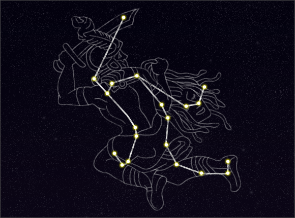 ペルセウス座星図