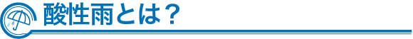 酸性雨とは
